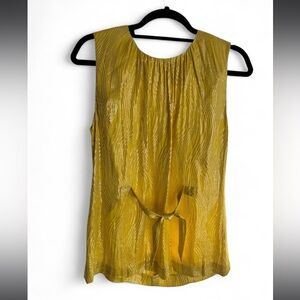 Tory Burch Yellow Sleeveless Top